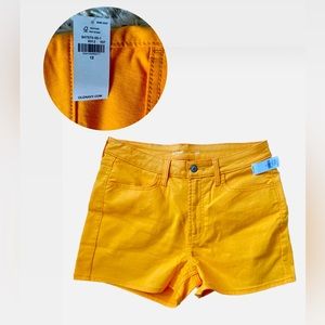 Old Navy Orange Denim Shorts
